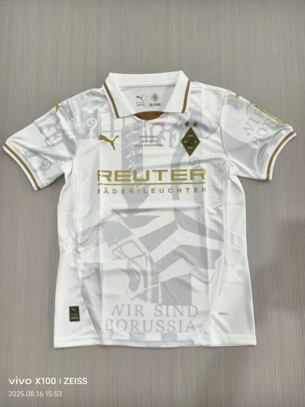 25/26 Monchengladbach Special Edition White Fans 1:1 Quality Soccer Jersey