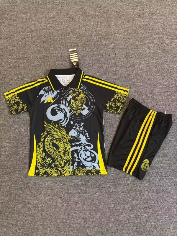 25/26 Real Madrid Special Edition  Kids Kits 1:1 Quality Soccer Jersey