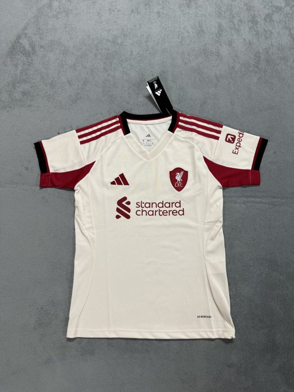 25/26 Liverpool Away Women's  Fans 1:1 Quality Soccer Jersey