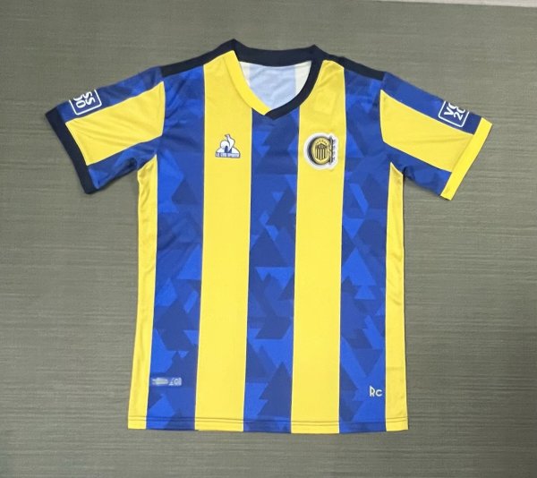 25/26 Rosario Central  Home  Fans 1:1 Quality Soccer Jersey
