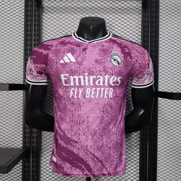25/26  Real Madrid Special Edition Purple Player 1:1 Quality Soccer Jersey