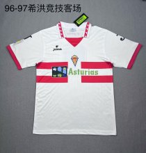 1996/1997 Sporting de Gijon Away  Fans Retro  1:1 Quality Soccer Jersey