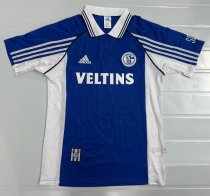 1998/2000 FC Schalke 04 Home Fans Retro 1:1 Quality Soccer Jersey