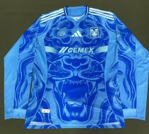 25/26 Tiger  Blue Long sleeve Player 1:1 Quality Soccer Jersey