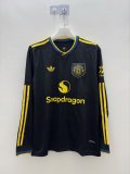 25/26  Manchester United  Third  Long Sleeve  Fans 1:1 Quality Soccer Jersey
