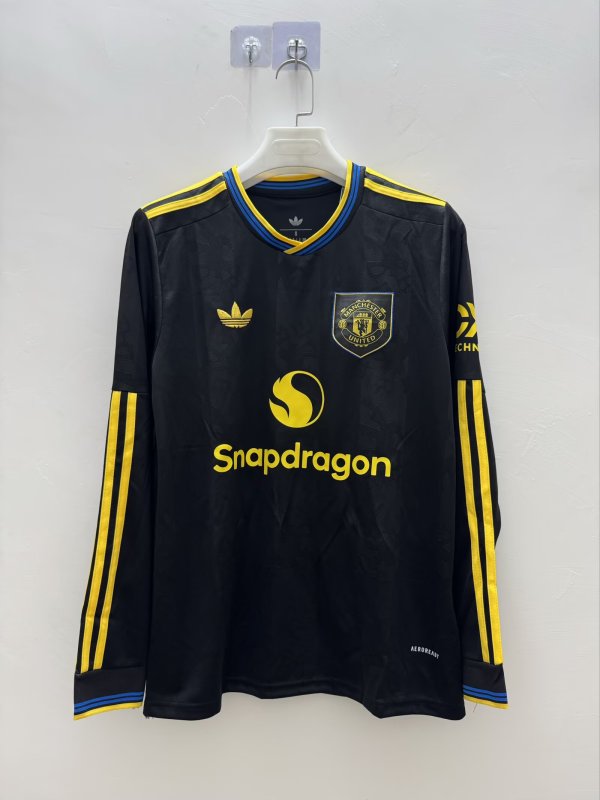 25/26  Manchester United  Third  Long Sleeve  Fans 1:1 Quality Soccer Jersey