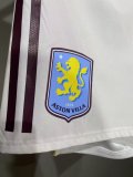 25/26 Aston Villal Home White Player 1:1 Quality Shorts