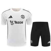 25/26 Manchester United  White With Purple 1:1 Quality Training Jersey（A-Set）