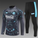25/26  Napoli Training  Black Grey 1:1 Quality Training Jersey