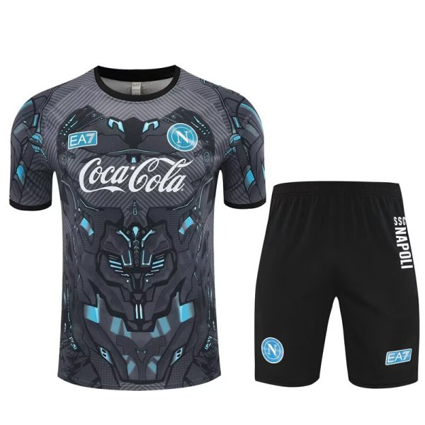 25/26 Napoli Black Grey 1:1 Quality Training Jersey（A-Set）