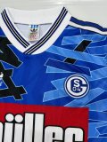 1993/1994 FC Schalke 04 Home Fans Retro 1:1 Quality Soccer Jersey