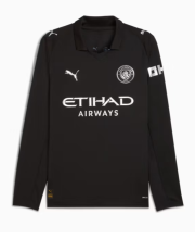 25/26  Manchester City Away Long Sleeve Player 1:1 Quality Soccer Jersey