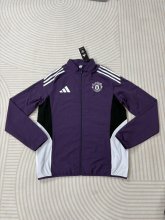 25/26  Manchester United  Purple Windbreaker