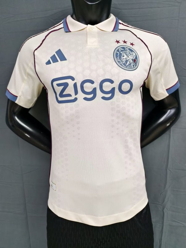 25/26 Ajax Third Player 1:1 Quality Soccer Jersey