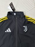 25/26 Juventus Black Windbreaker