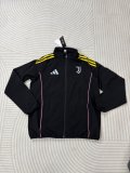 25/26 Juventus Black Windbreaker