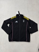 25/26 Juventus Black Windbreaker