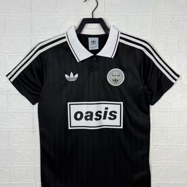 2025 Adidas Clover  T-shirt Black Fans jersey
