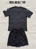 25/26 Wolves Goalkeeper  Kids Kits 1:1 Quality Soccer Jersey