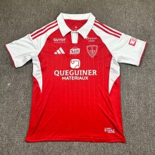 25/26 Stade Brestois 29 Home  Fans 1:1 Quality Soccer Jersey（布雷斯特）