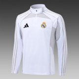25/26 Real Madrid  White  Gray  1:1 Quality Training Jersey