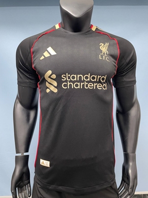 25/26 Liverpool  Special Edition Black Player 1:1 Quality Soccer Jersey