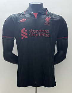 25/26 Liverpool  Special Edition Black Player 1:1 Quality Soccer Jersey