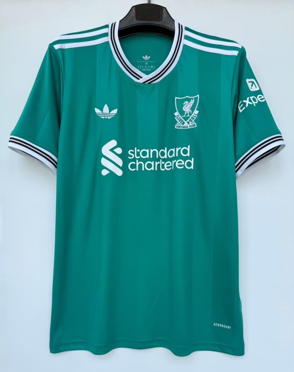 25/26 Liverpool Third Green Fans1:1 Quality Soccer Jersey