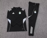 25/26  Algeria Black Training Tracksuit 1:1 Quality Soccer Jersey
