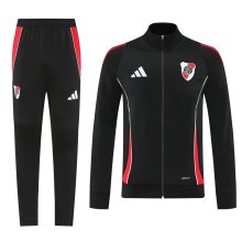 25/26 River Plate Black Jacket Tracksuit 1:1 Quality