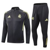 25/26 Real Madrid  Dark Gray Jacket Tracksuit 1:1 Quality