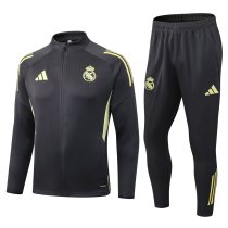 25/26 Real Madrid  Dark Gray Jacket Tracksuit 1:1 Quality