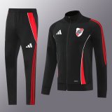25/26 River Plate Black Jacket Tracksuit 1:1 Quality