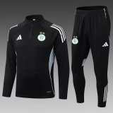25/26  Algeria Black Training Tracksuit 1:1 Quality Soccer Jersey