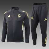 25/26 Real Madrid  Dark Gray Jacket Tracksuit 1:1 Quality