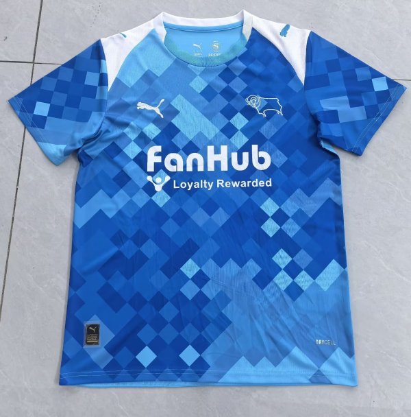 25/26  Derby County Third Fans 1:1 Quality  Soccer Jersey