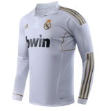 2011-2012 Retro Real Madrid Home Long Sleeve 1:1 Quality Soccer Jersey