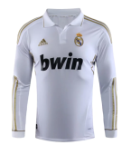2011-2012 Retro Real Madrid Home Long Sleeve 1:1 Quality Soccer Jersey