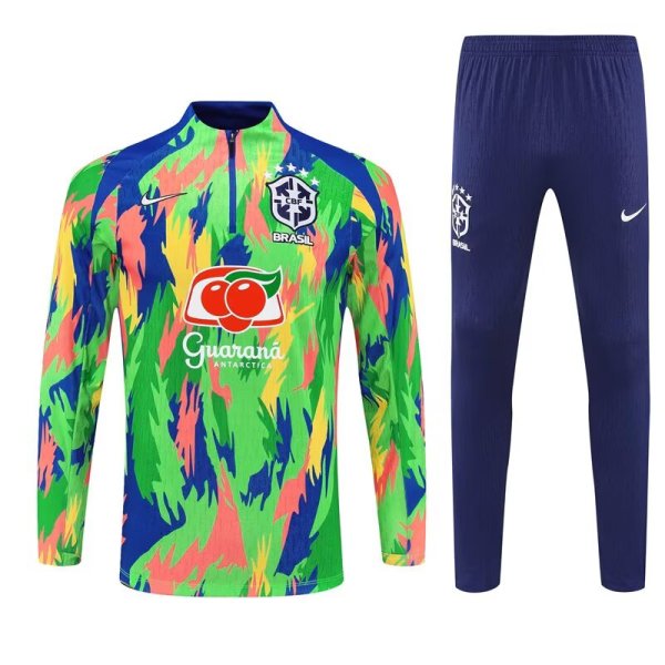 25/26 Brazil Blue And Green 1:1 Quality Training Jersey