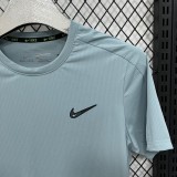 25/26 Nike T shirt Light Blue 1:1 Quality  Soccer Jersey