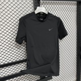 25/26 Nike T shirt Black 1:1 Quality  Soccer Jersey