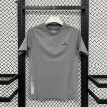 25/26  Adidas T shirt Grey 1:1 Quality  Soccer Jersey