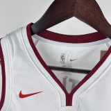 Miami Heat White City Edition 6 James V-neck  1:1 Quality NBA Jersey