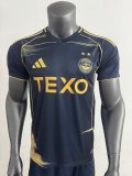 25/26  Aberdeen  Away Black Fans 1:1 Quality Soccer Jersey