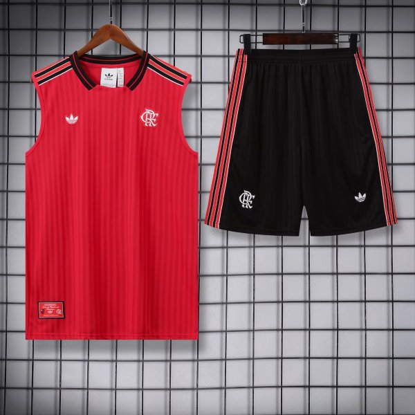 25/26 Flamengo Red 1:1 Quality Training Vest（A-Set）
