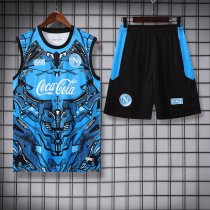 25/26 Napoli  Blue  1:1 Quality Training Vest（A-Set）