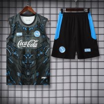 25/26 Napoli Black Grey 1:1 Quality Training Vest(A-Set) 25/26 Napoli Black Grey 1:1 Quality Training Vest(A-Set)