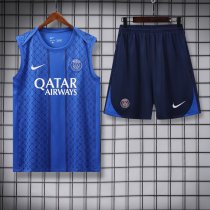 25/26 PSG Paris Blue  1:1 Quality Training Vest（A-Set）