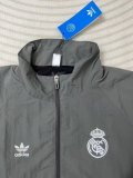 25/26 Real Madrid Dark Gray Windbreaker