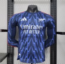 25/26 Arsenal Away Long Sleeve Player 1:1 Quality Soccer Jersey